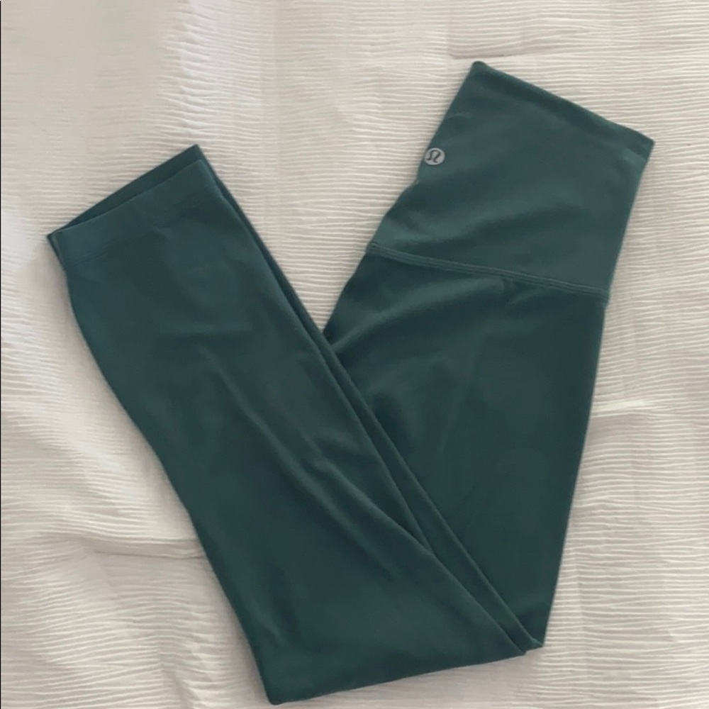 Lululemon align crop 21” in Teal Shadow